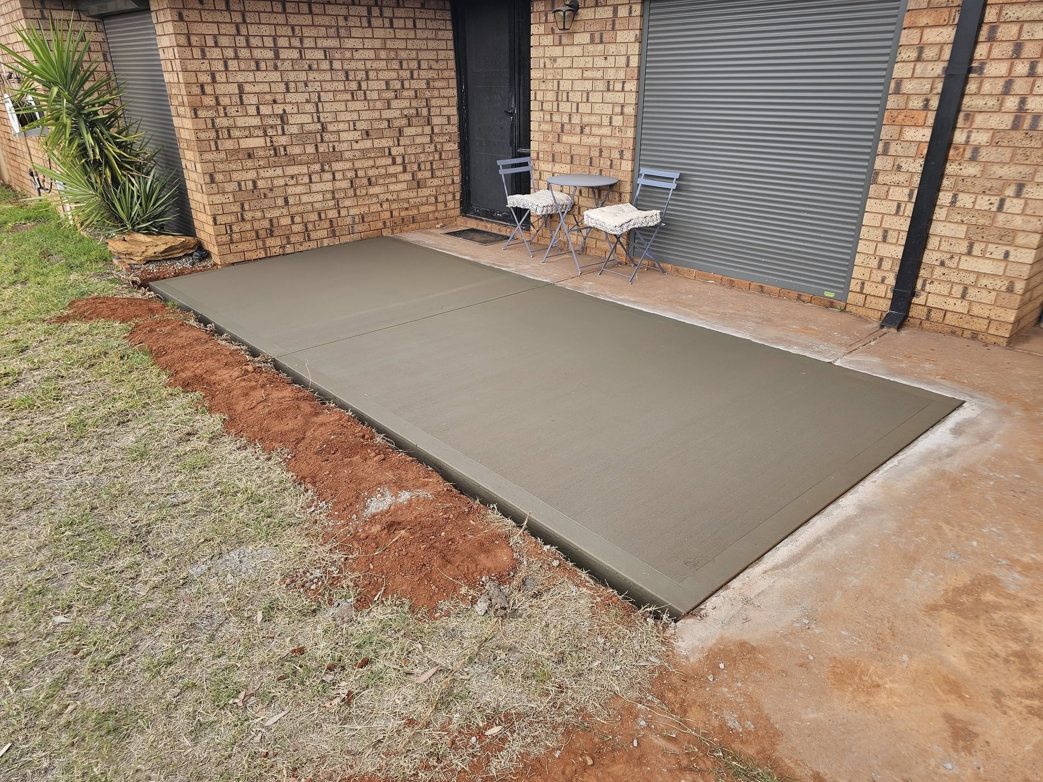 Patio 2 after